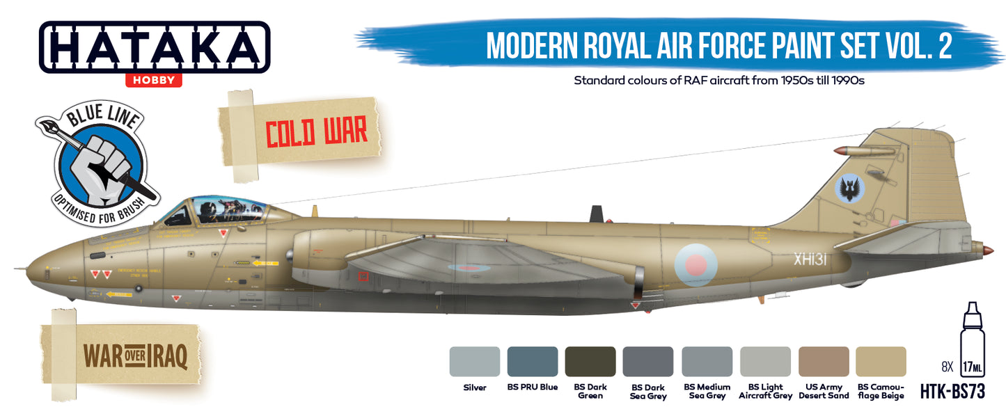 Hataka (blue line) Modern Royal Air Force Paint Set Vol.2
