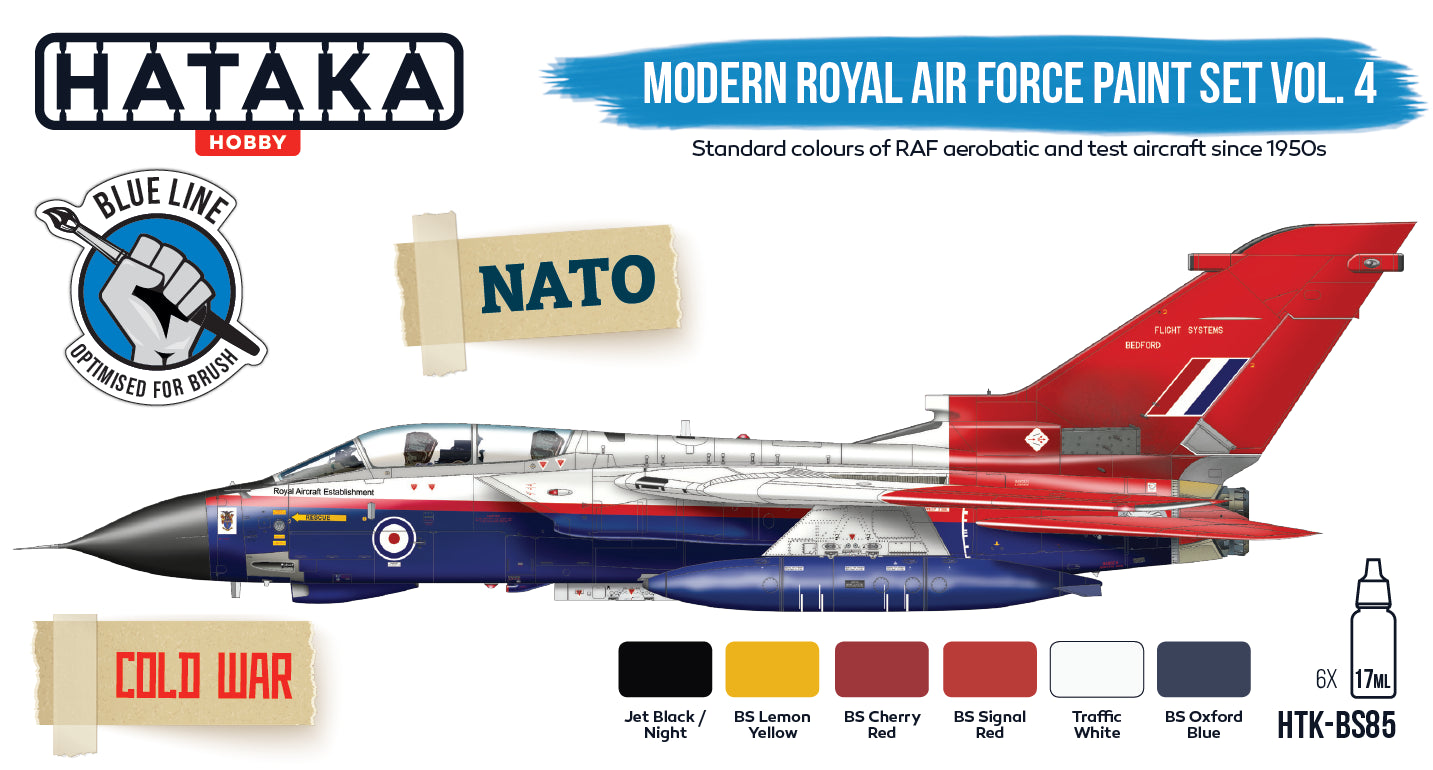 Hataka (blue line) Modern Royal Air Force Paint Set Vol.4