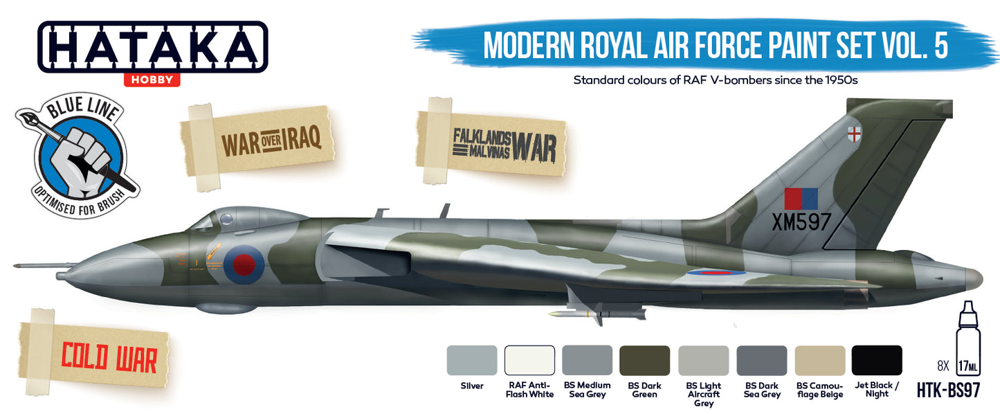 Hataka (blue line) Modern RAF paint set Vol.5