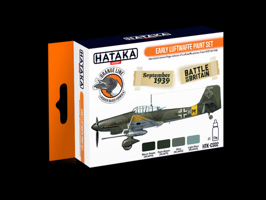 Hataka (orange line) Early Luftwaffe Paint Set