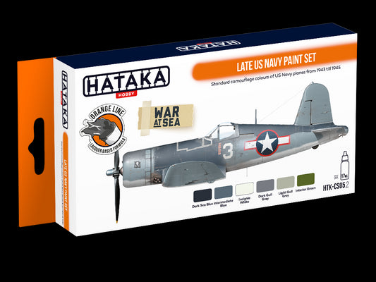 Hataka (orange line) Late US Navy Paint Set