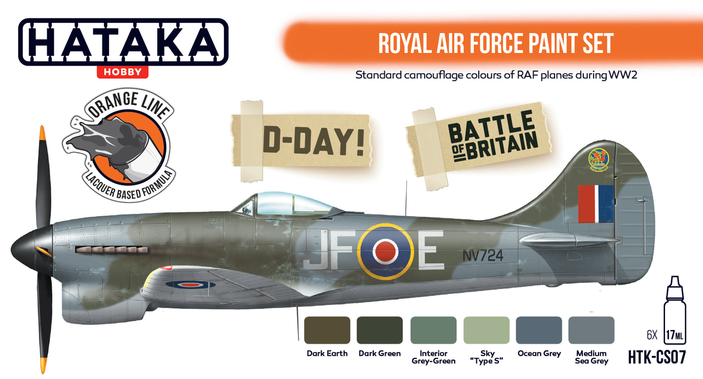 Hataka (orange line) Royal Air Force Paint Set