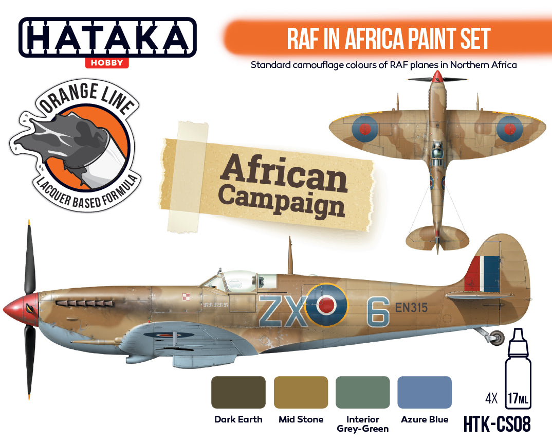 Hataka (orange line) RAF in Africa Paint Set