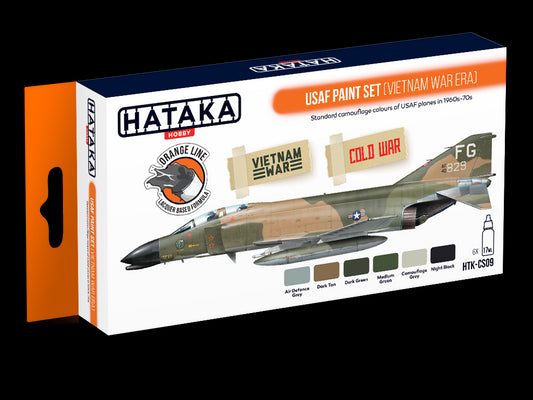 Hataka (orange line) USAF Paint Set (Vietnam War Era)
