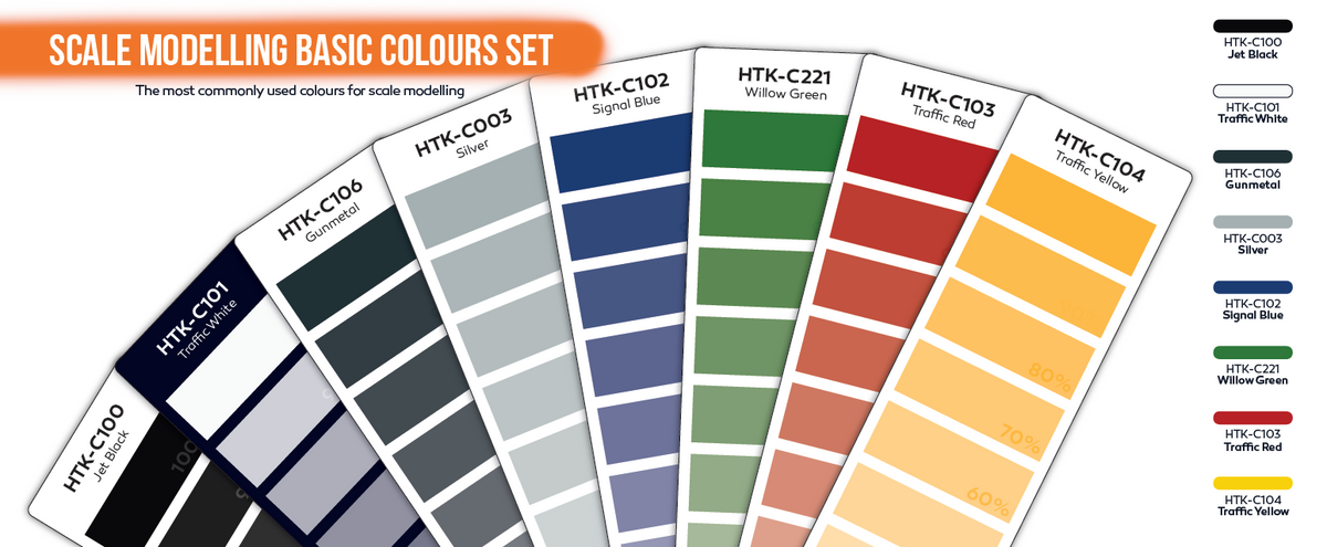 Hataka (orange Line) Basic Colour Set