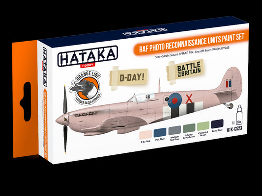 Hataka (orange line) RAF Photo Reconnaissance Units Paint Set.