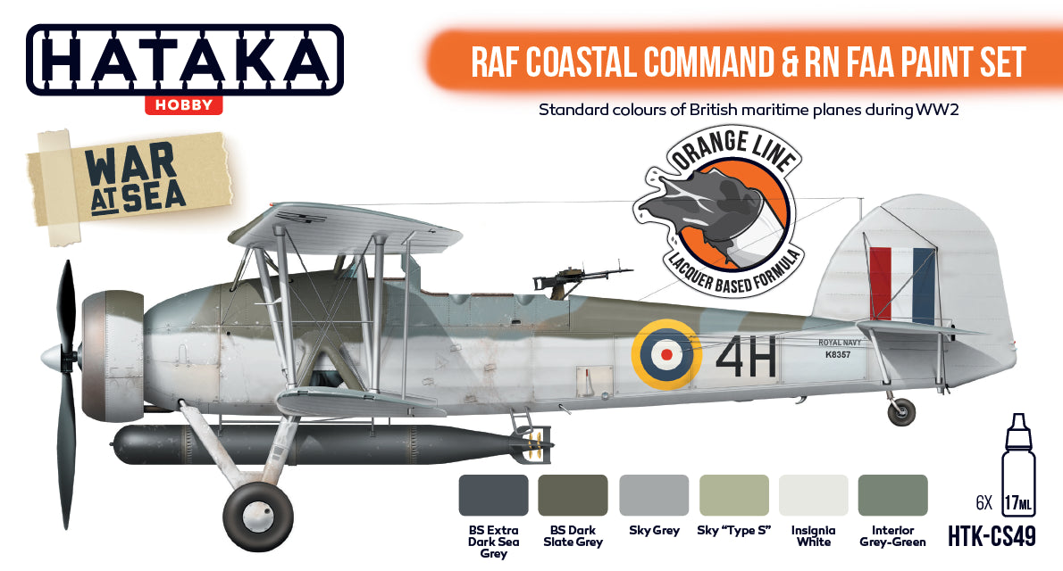 Hataka (orange line) RAF Coastal Command & RN FAA Paint Set