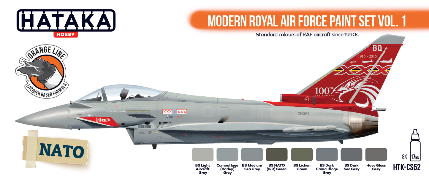 Hataka (orange line) Modern Royal Air Force Paint Set Vol. 1