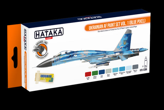 Hataka (Orange Line) Ukrainian AF paint set volume 1 (blue pixel)