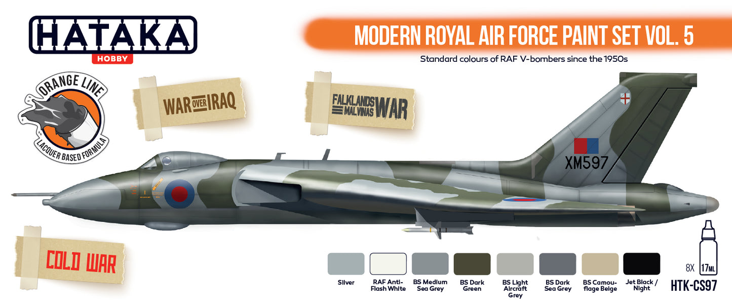 Hataka (orange line) Modern Royal Air Force Paint Set Vol 5