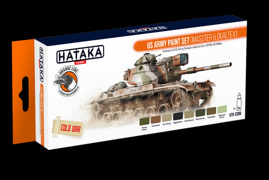 Hataka (orange line) US Army paint set (Masster & Dualtex)