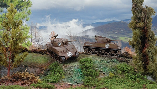 Italeri 1:72 M4A3 Sherman (wargame edition) Model Kit (pack of 2)