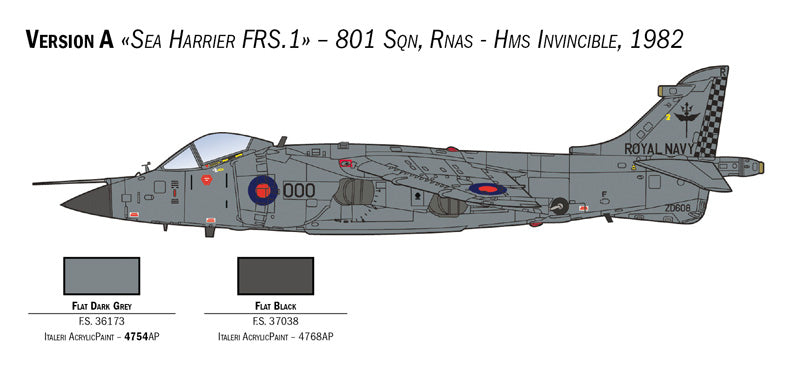 Italeri 1:72 FRS.1 Sea Harrier Model Kit