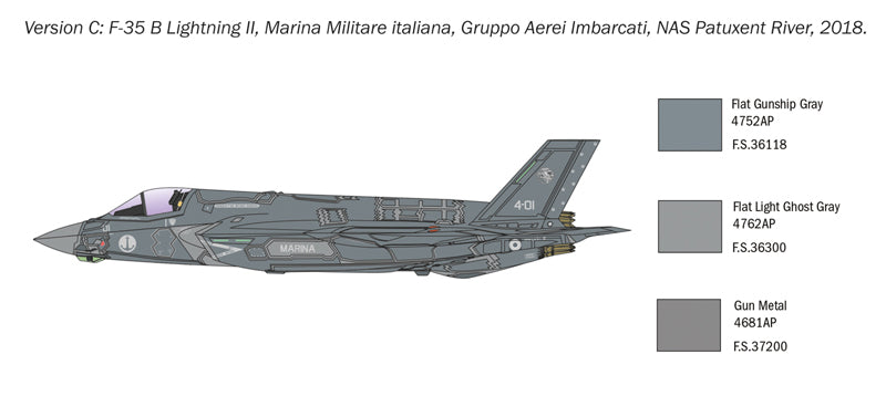 Italeri 1:72 Lockheed Martin F35B Lightning II STOVL version Model Kit