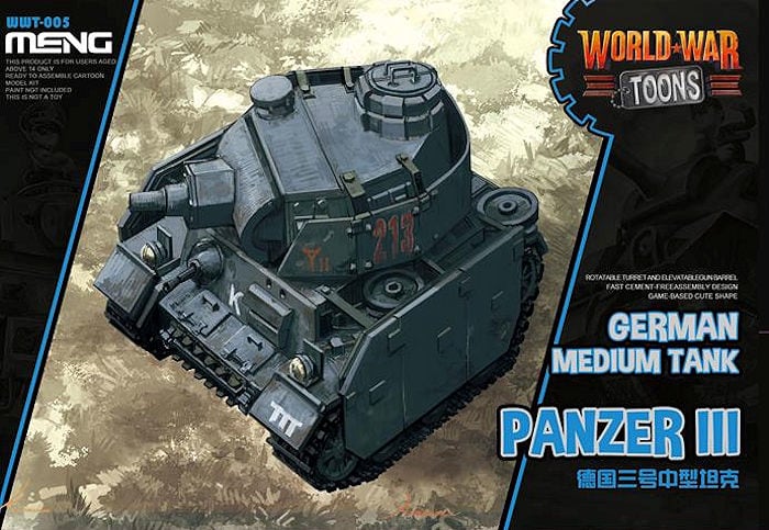 Meng Model German Panzer III World War Toon