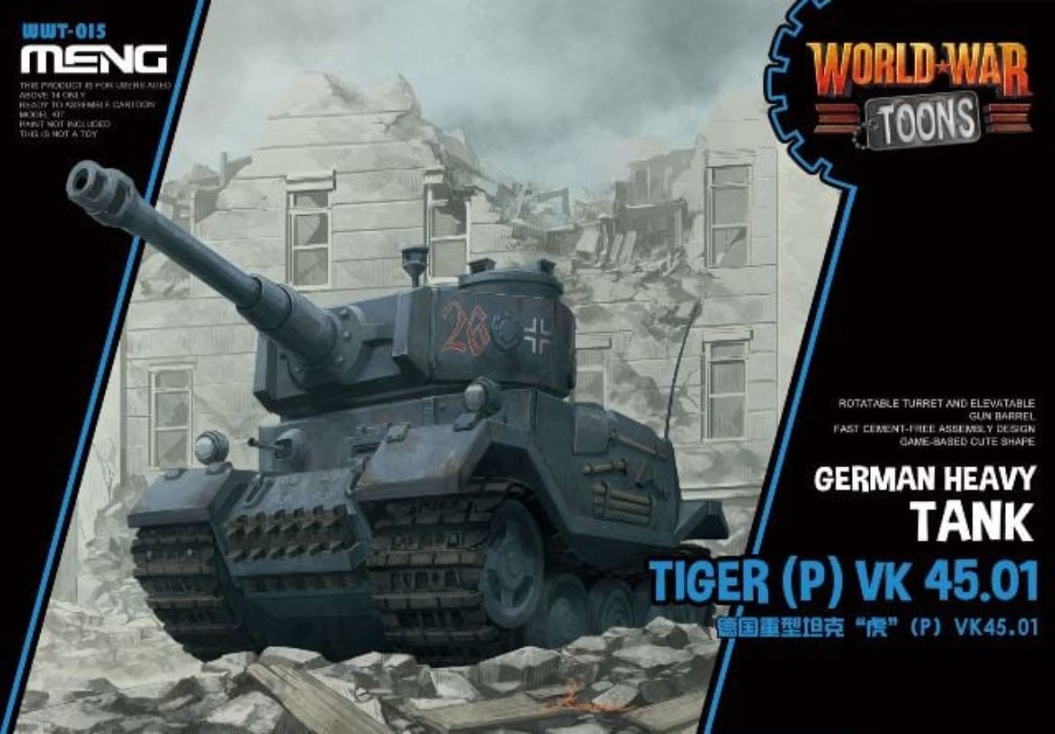 Meng World War Toons German Heavy Tank Tiger (P) VK 45.01