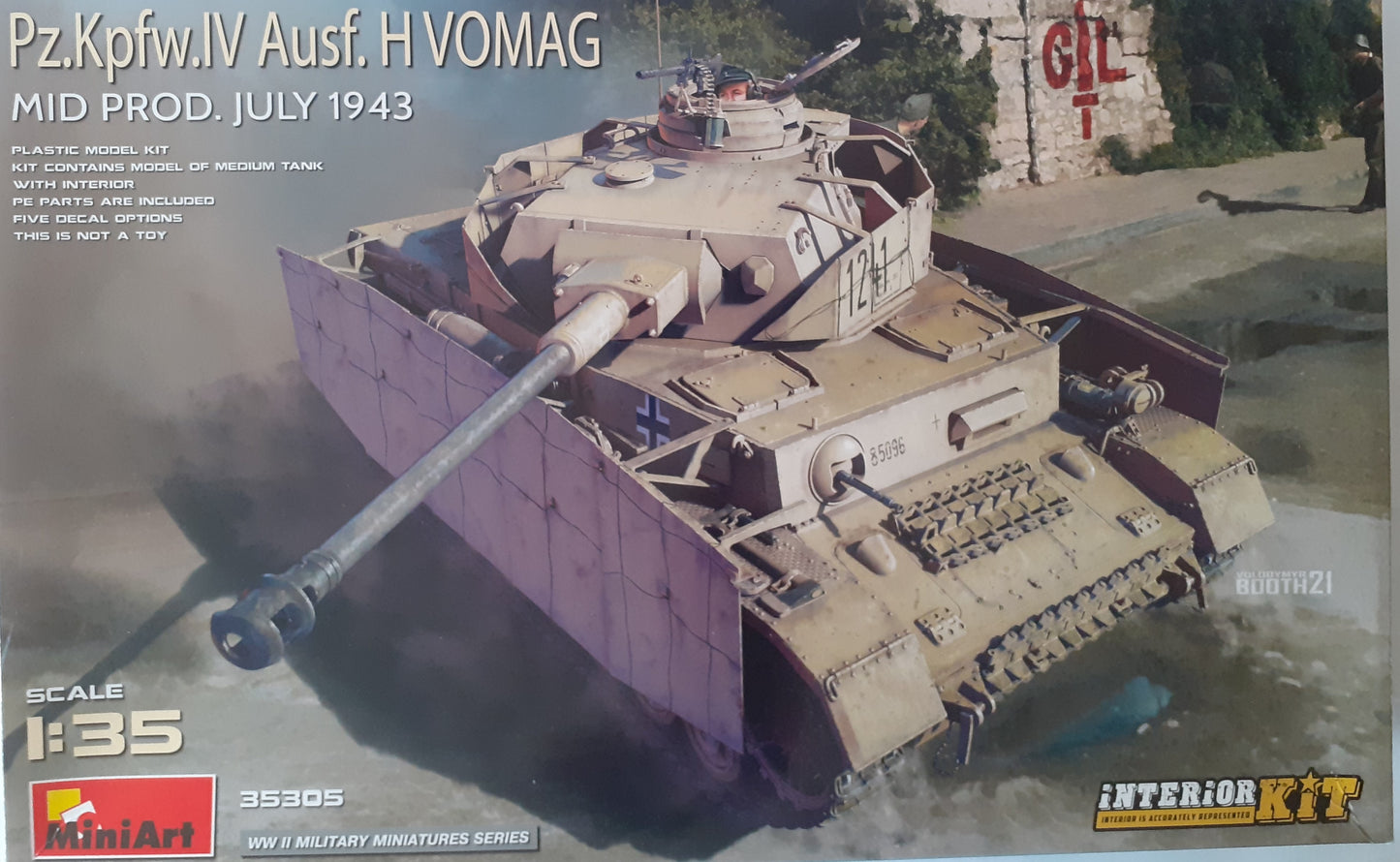 MiniArt 1:35 Pz.Kpfw.IV Ausf.H VOMAG Model Kit