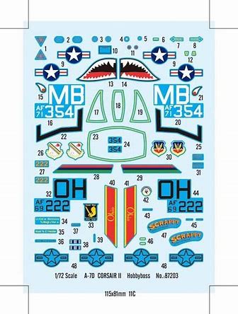 HobbyBoss 1:72 A-7D Corsair II
