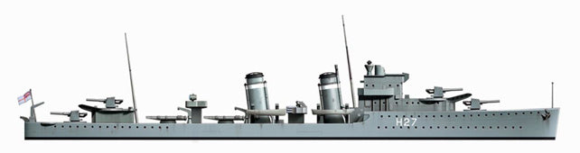 Tamiya 1:700 British Battle Cruiser Hood Model Kit