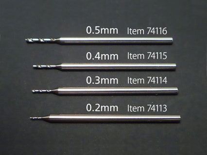 Tamiya Fine Pivot Bit 0.2mm shank 1mm