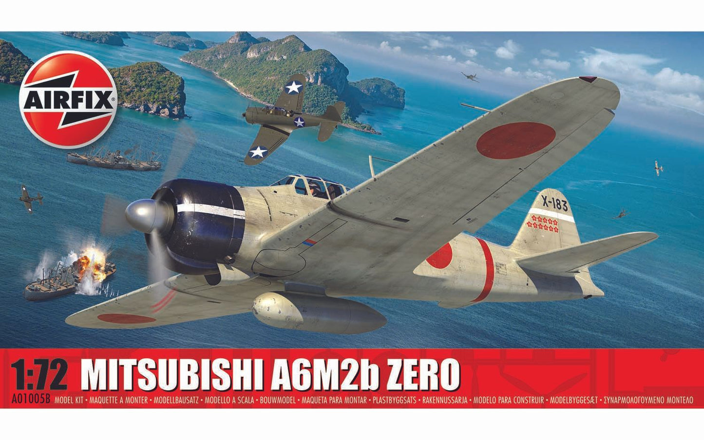 Airfix 1:72 Mitsubishi A6M2b Zero