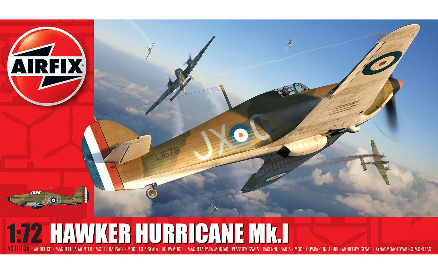 Airfix 1:72 Hawker Hurricane Mk1
