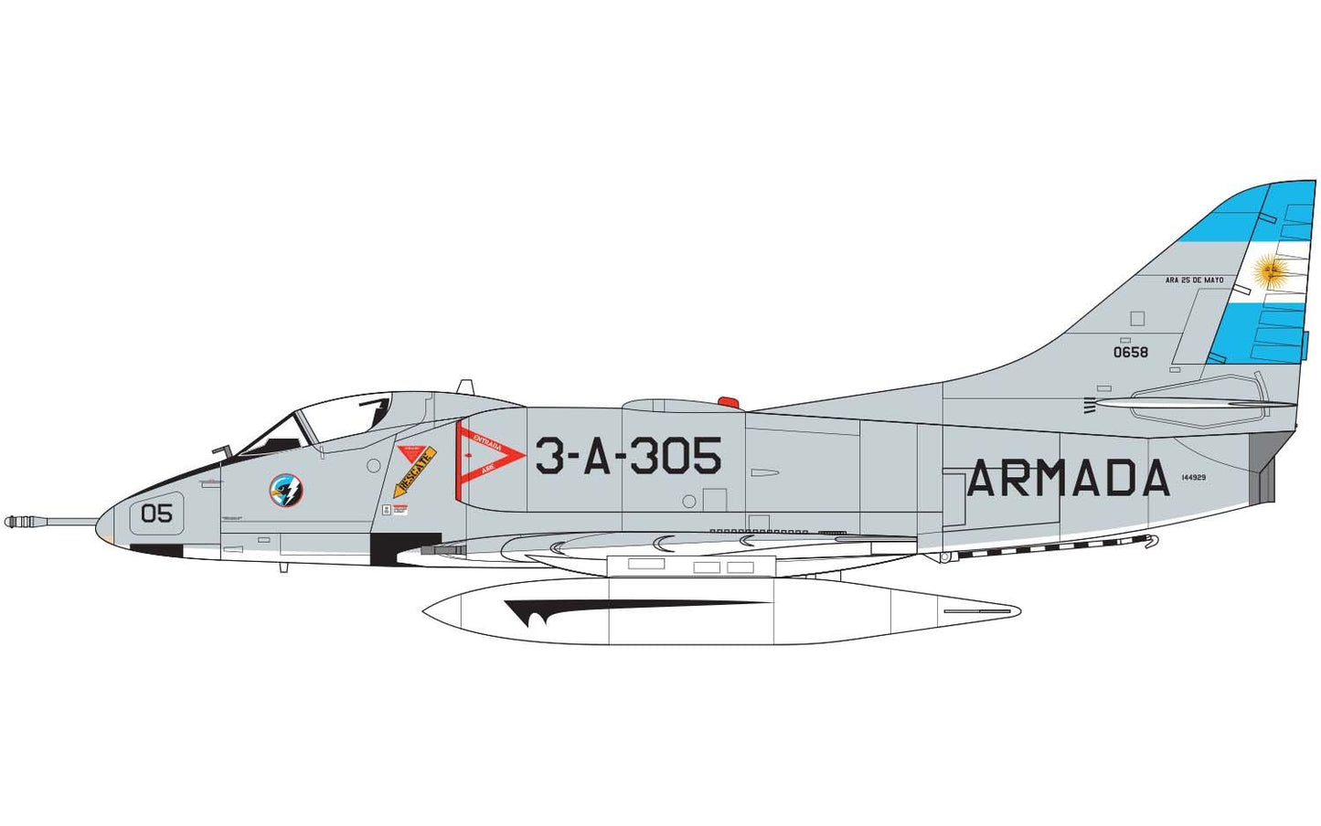 Airfix 1:72 Douglas A-4B/Q Skyhawk