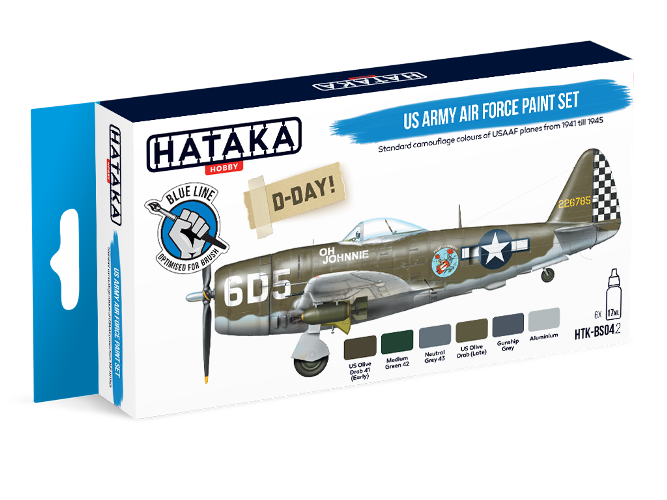 Hataka (blue line) US Army Air Force Paint Set