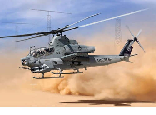 Academy 1:35 USMC AH-1 Z Viper "Shark Mouth" Model Kit
