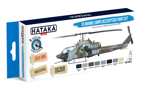 Hataka (blue line) US Marine Corps Helicopters Paint Set