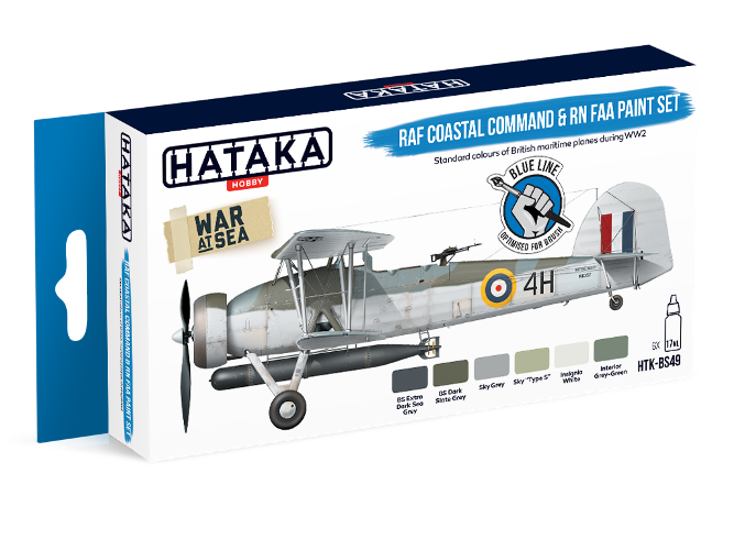 Hataka (blue line) RAF Coastal Command & RN FAA Paint Set
