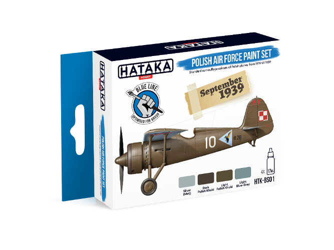 Hataka (blue line) Polish Air Force Paint Set