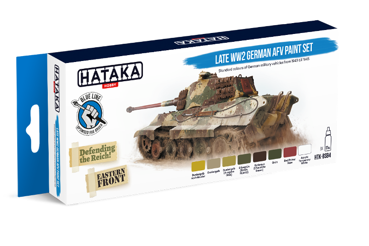 Hataka (blue line) Late WW2 German AFV Paint Set