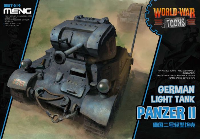 Meng World War Toons German Light Tank Panzer II