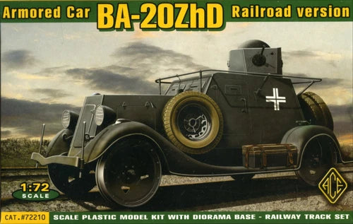 ACE 1:72 Armored Car BA-20ZhD Railroad Version
