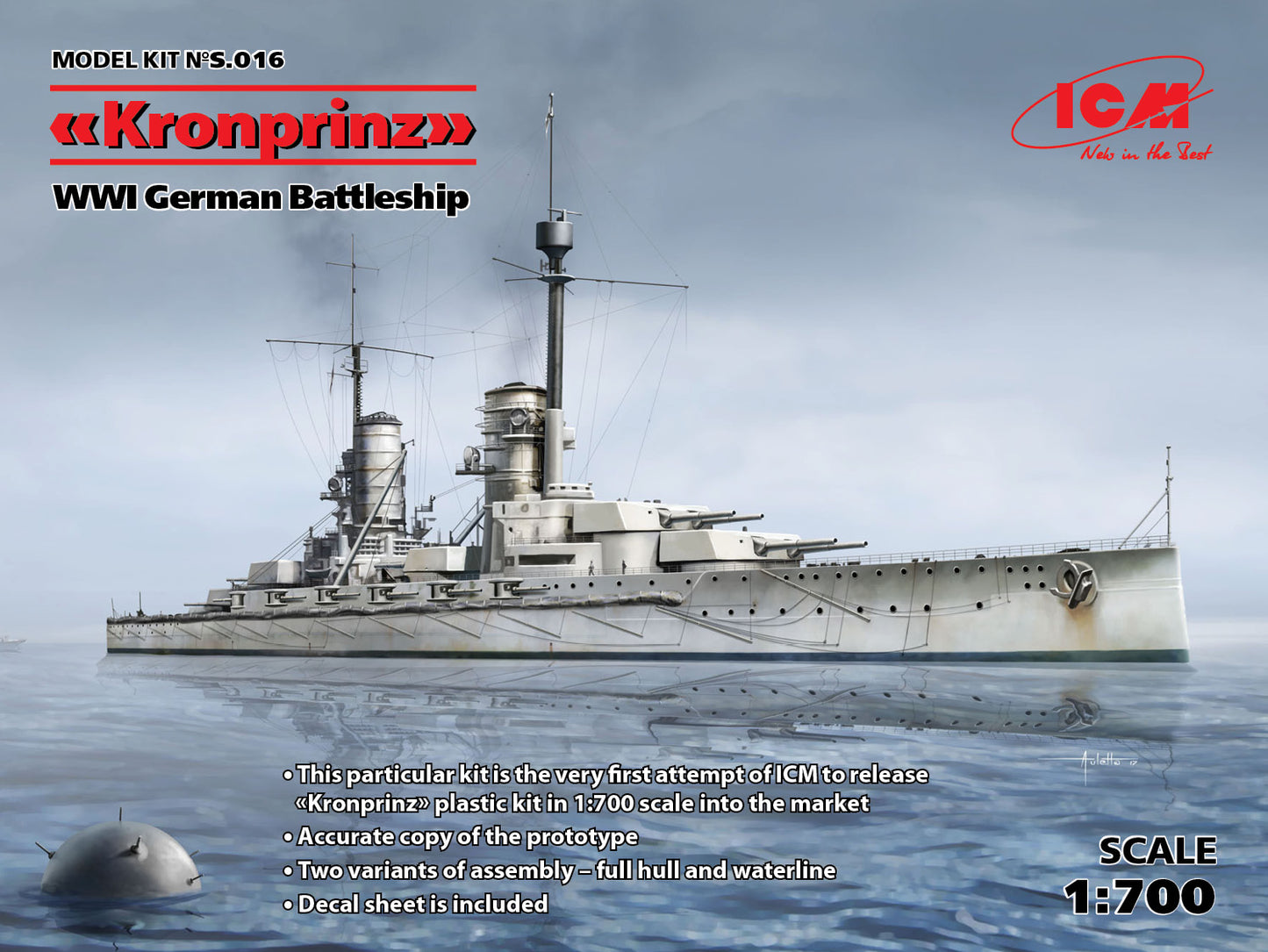 ICM 1:700 Kronprinz