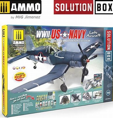 WWII US Navy Late Aircraft Solutions Box