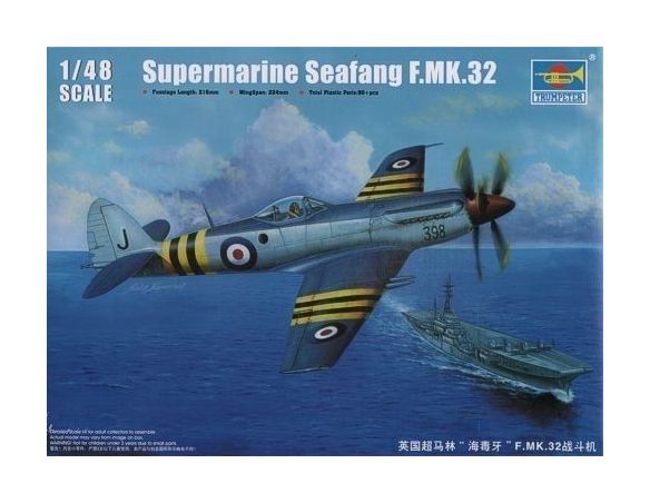 Trumpeter 1:48 Supermarine Seafang F.MK.32