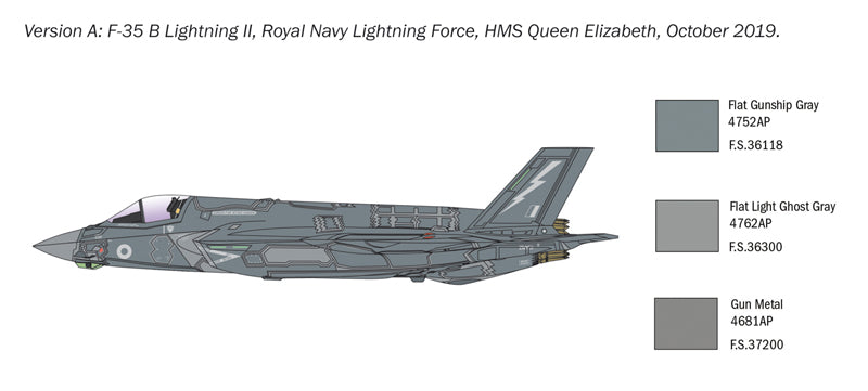 Italeri 1:72 Lockheed Martin F35B Lightning II STOVL version Model Kit