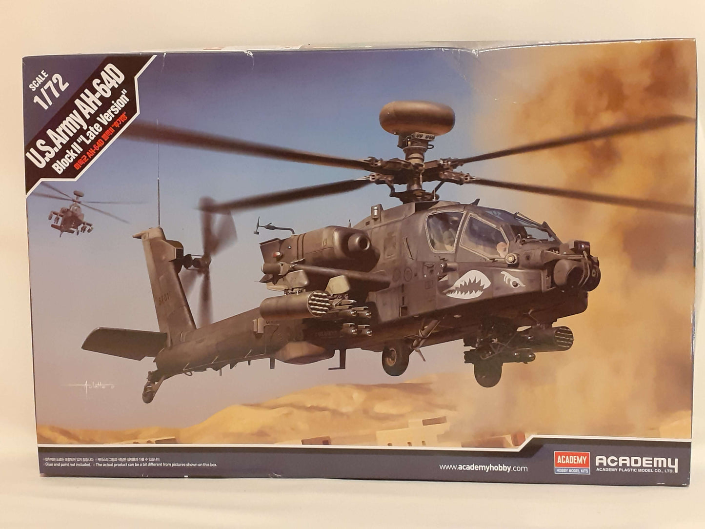 Academy 1:72 US Army AH-64D Block II Late Version Model Kit
