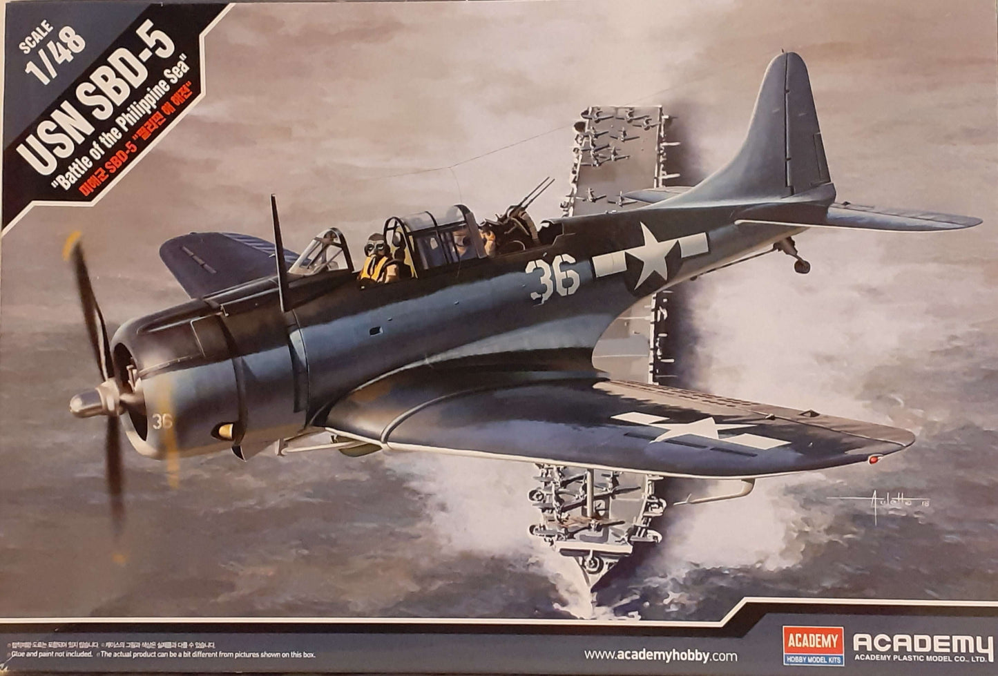 Academy 1:48 USN SBD-5 "Battle of the Philippine Sea" Model Kit
