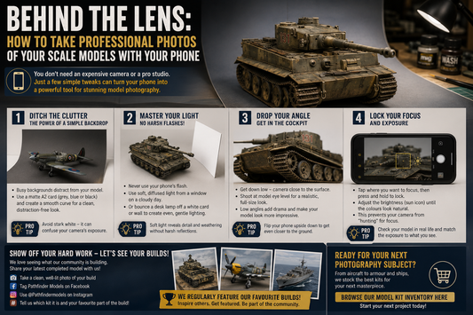 Behind the Lens: How to Take Professional Photos of Your Scale Models with Your Phone
