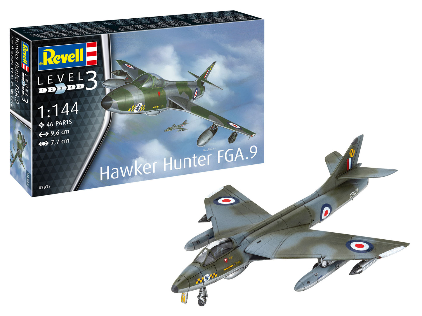 Revell 1:144 Hawker Hunter FGA.9