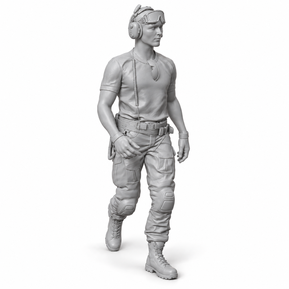 Modern Aircraft Mechanic Figure