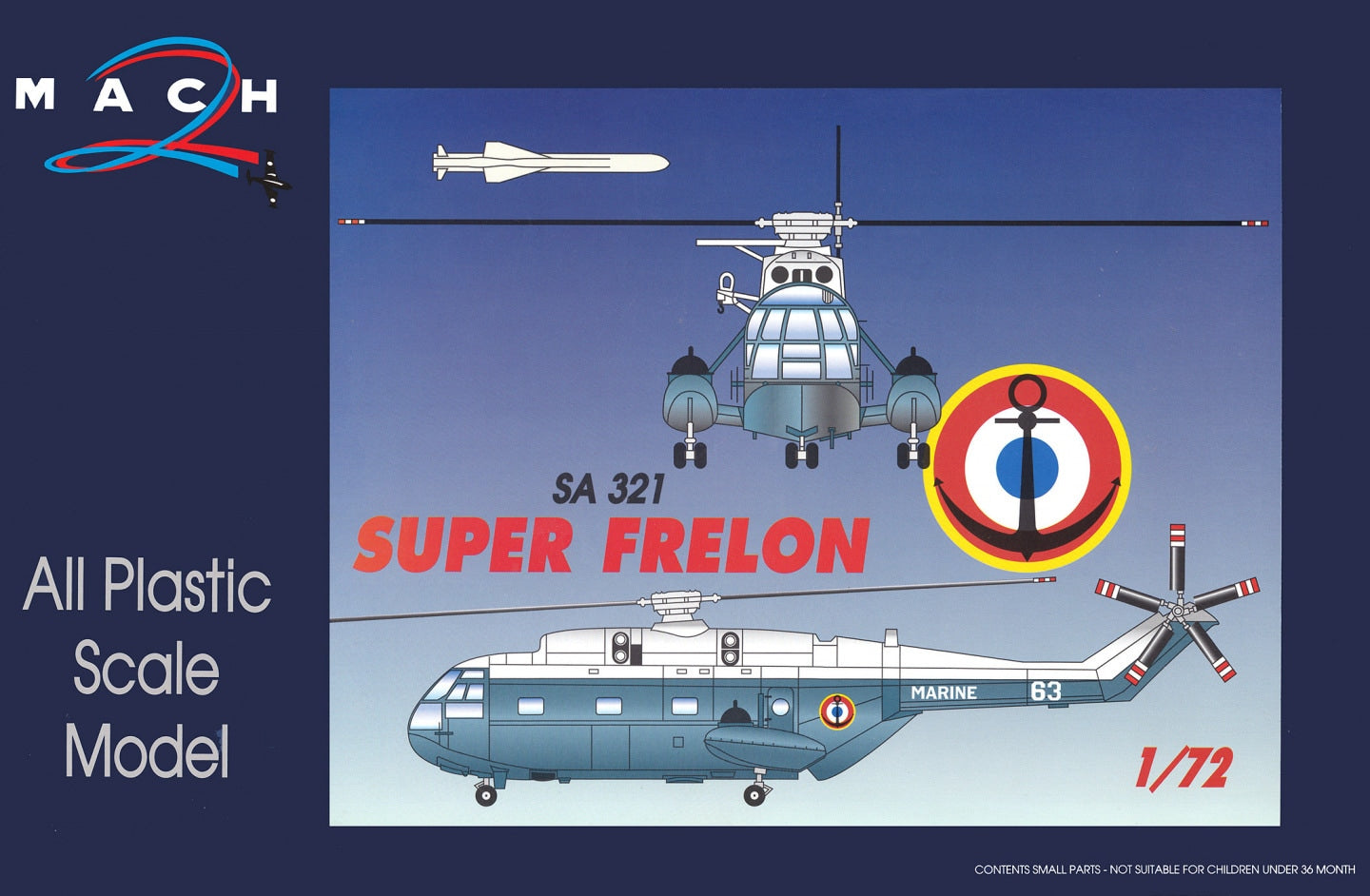 Mach 2 1:72 Super Frelon SA 321
