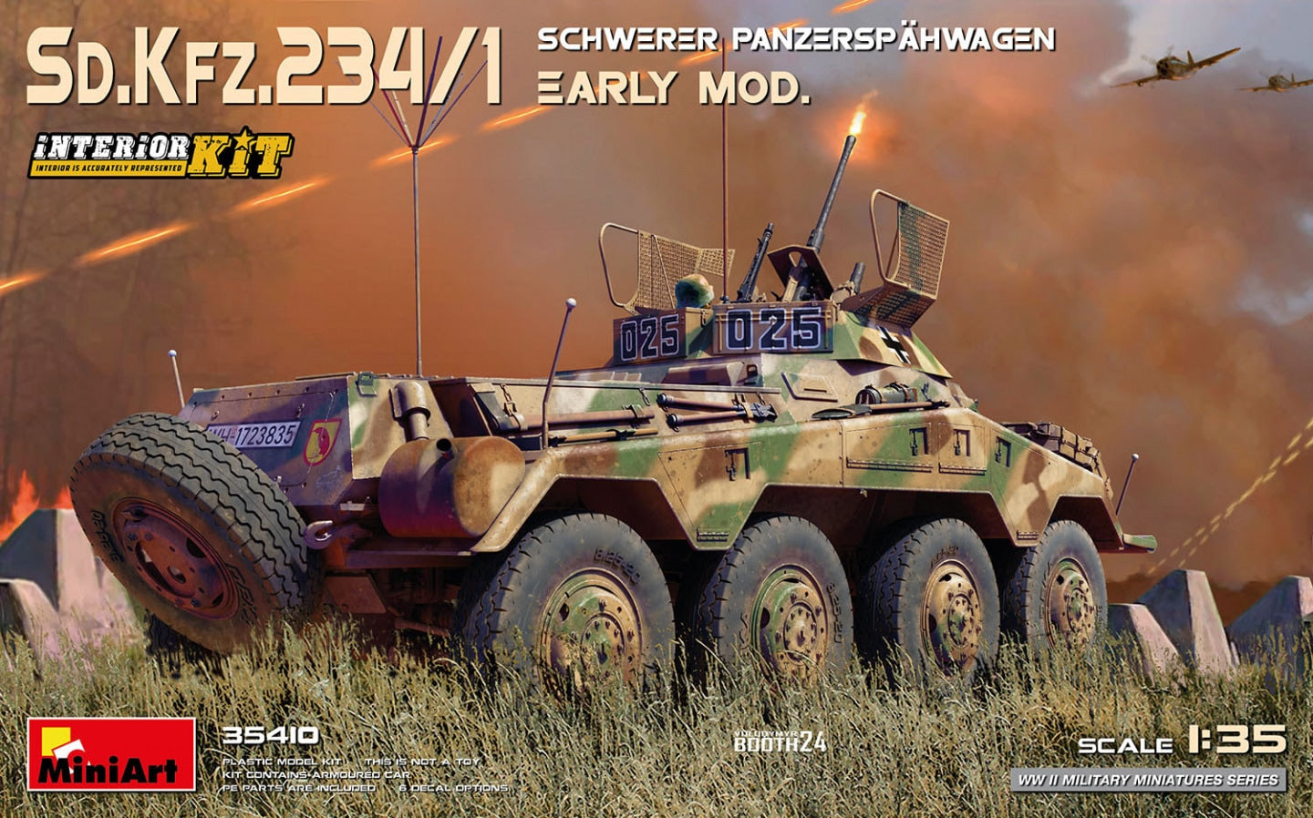 MiniArt 1:35 Sd.Kfz.234/1 Schwerer Panzerspahwagen