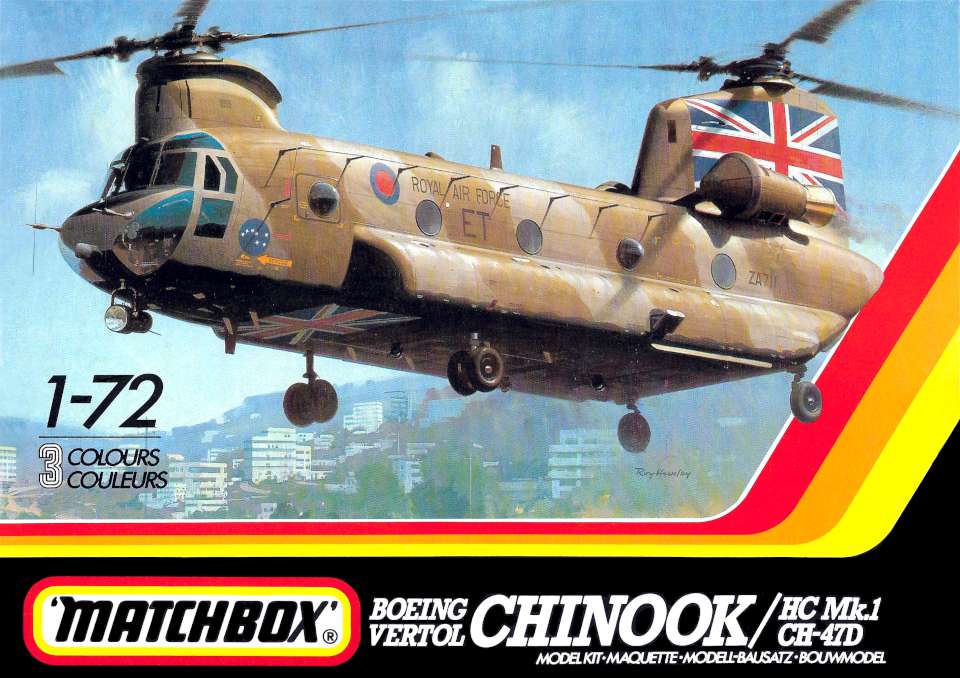 Matchbox 1:72 Boeing Vertol Chinook HC-Mk.I CH-47D