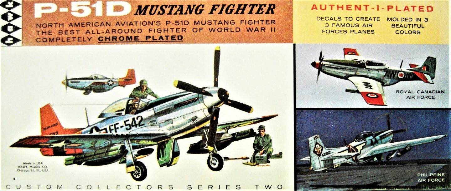 Hawk 1:48 P-51D Mustang Fighter (1962 edition)