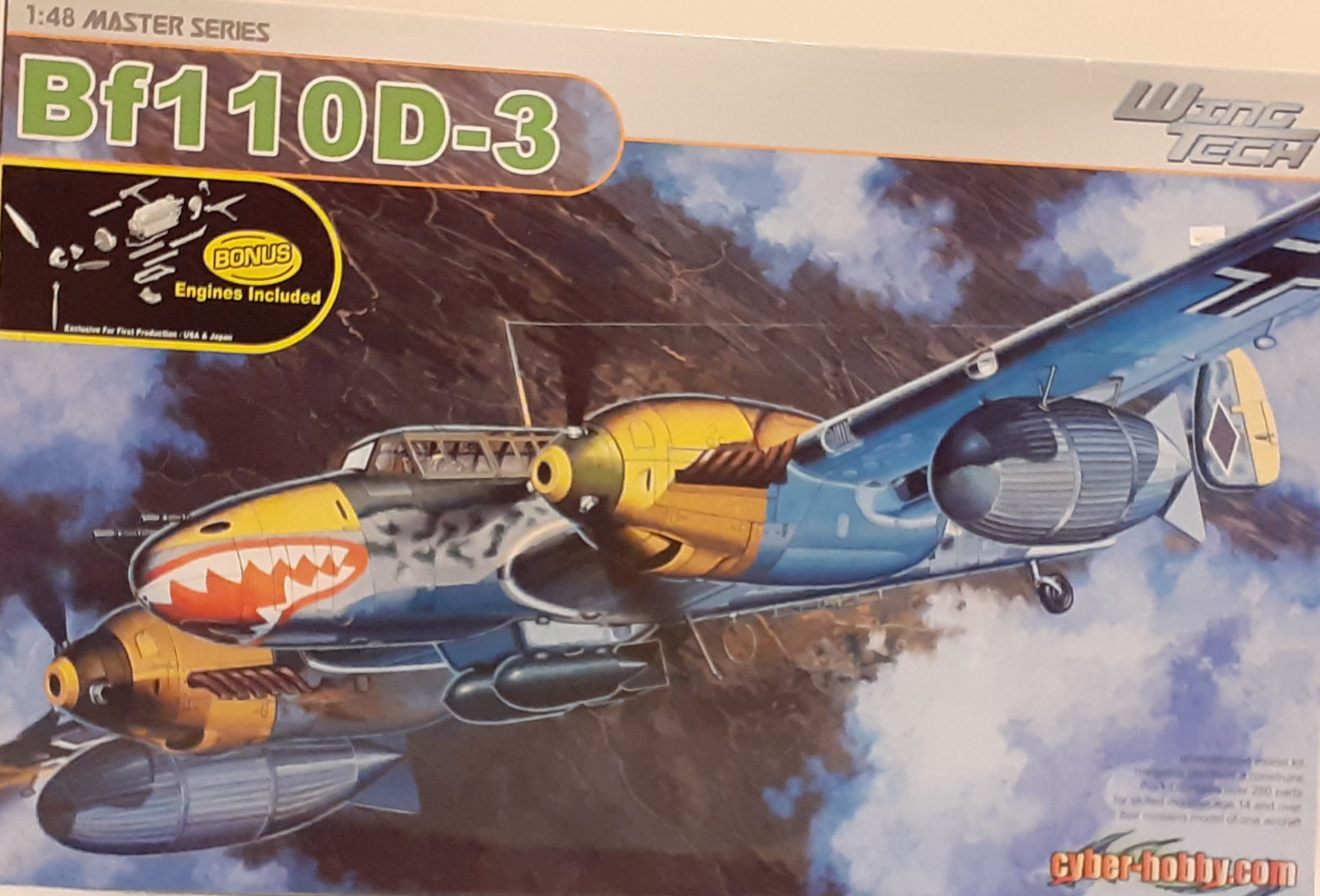 Tech Model Kit Wing Tech 1:48 Bf110D-3