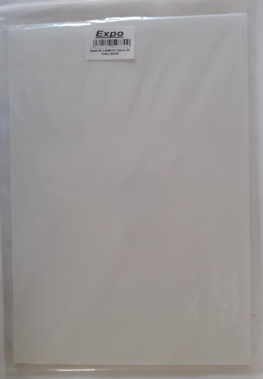 Expo 1.00mm (40 thou) Thick White